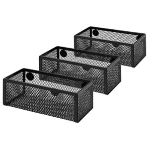 Basics Mesh Magnetic Storage Bins for office and stationery purpose